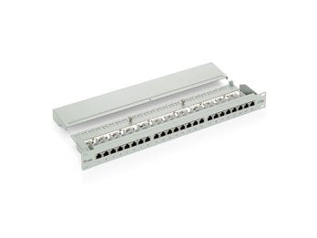Patch Panel 24 Puertos Categoria 5e Apantallado (Ral7035)