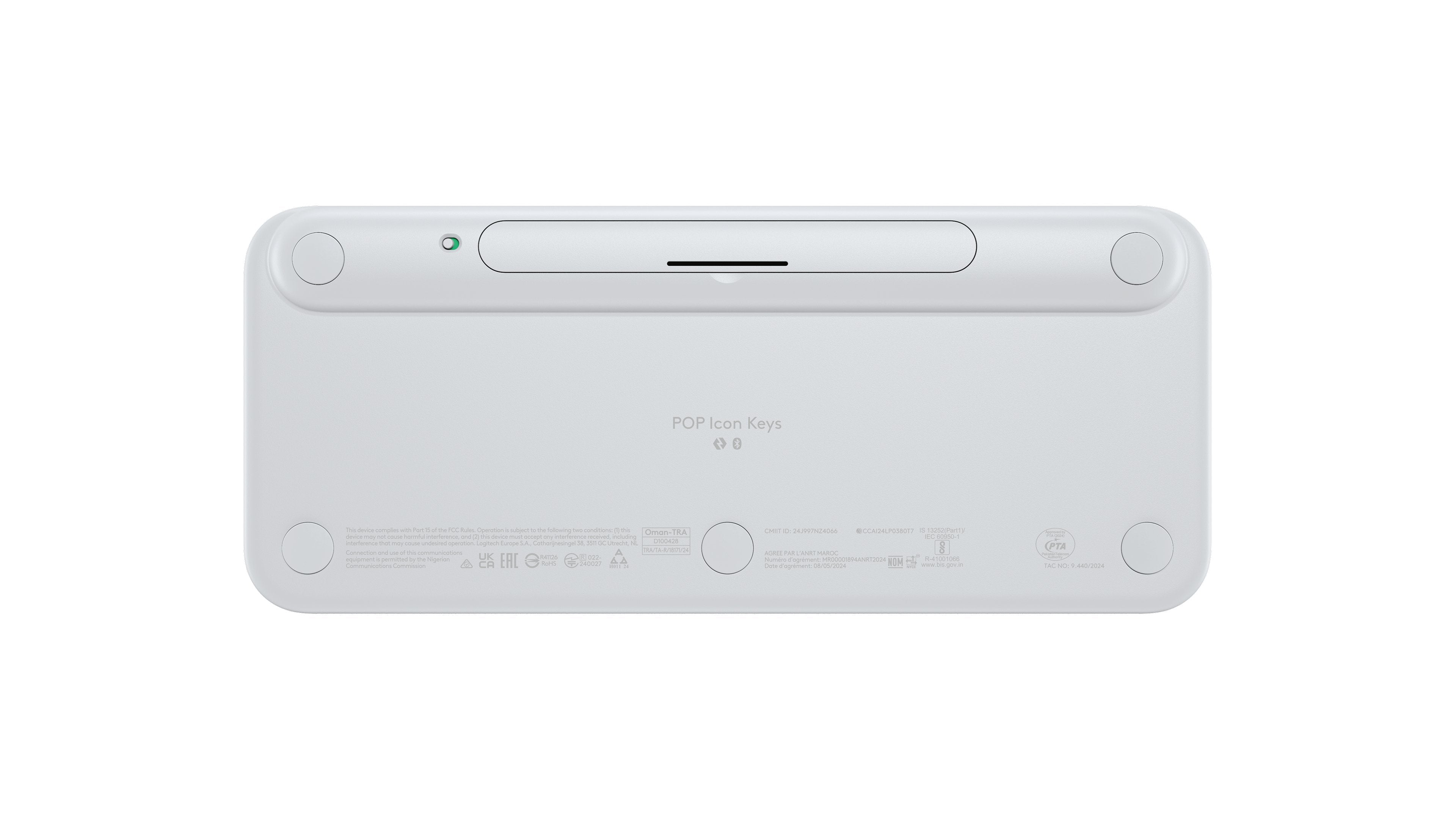 EAN 5099206127456 - Logitech 920-013069 teclado Universal Bluetooth QWERTY Español Blanco imagen 2