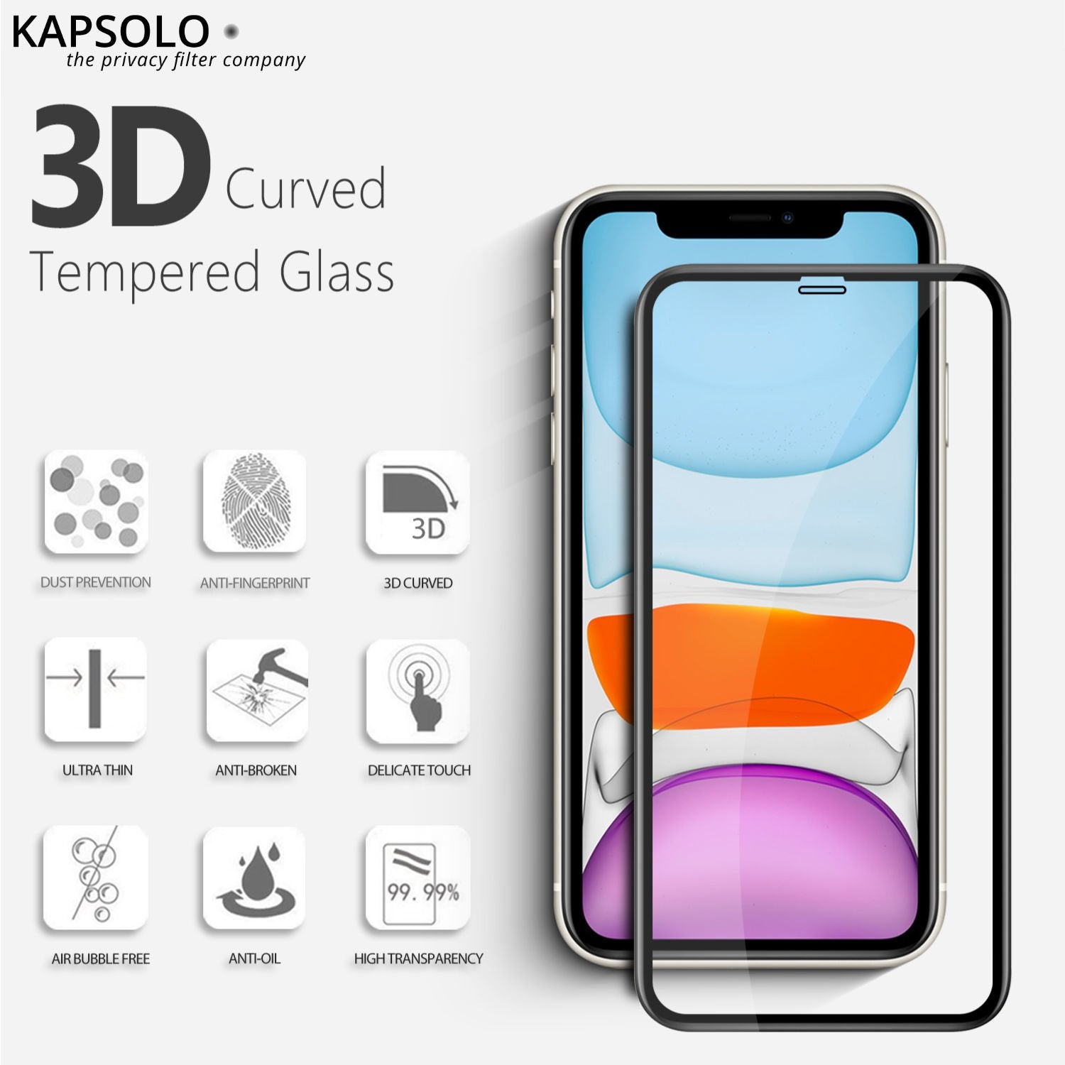 EAN 5714681054744 - KAPSOLO Tempered GLASS samsung galaxy note20 ultra 5g Sreen Protection Protector de pantalla imagen 4