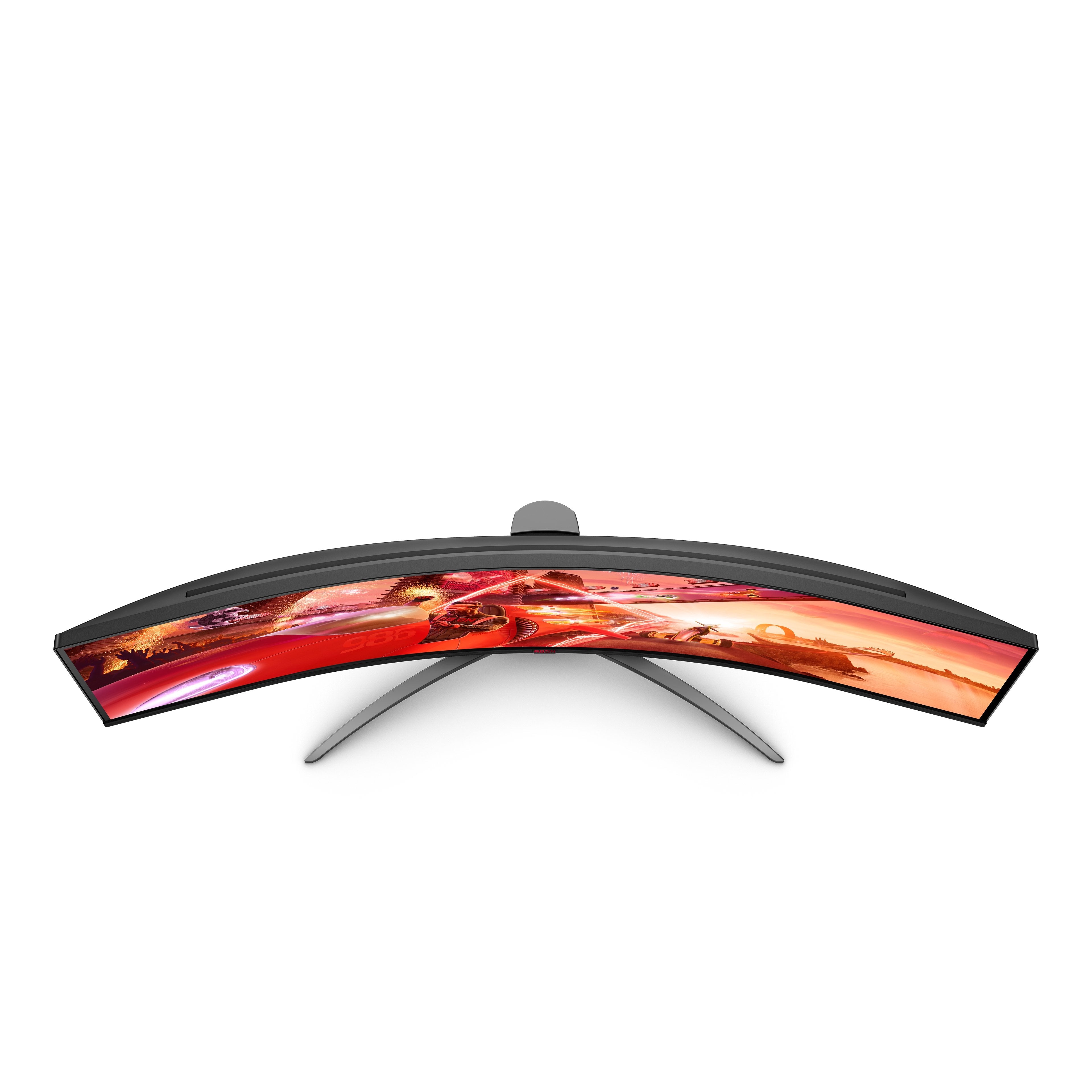 Monitor Gaming Ultrapanorámico Curvo Aoc Agon Ag493ucx2 48.8' Dual Qhd 1ms 165hz Va Multimedia Negro