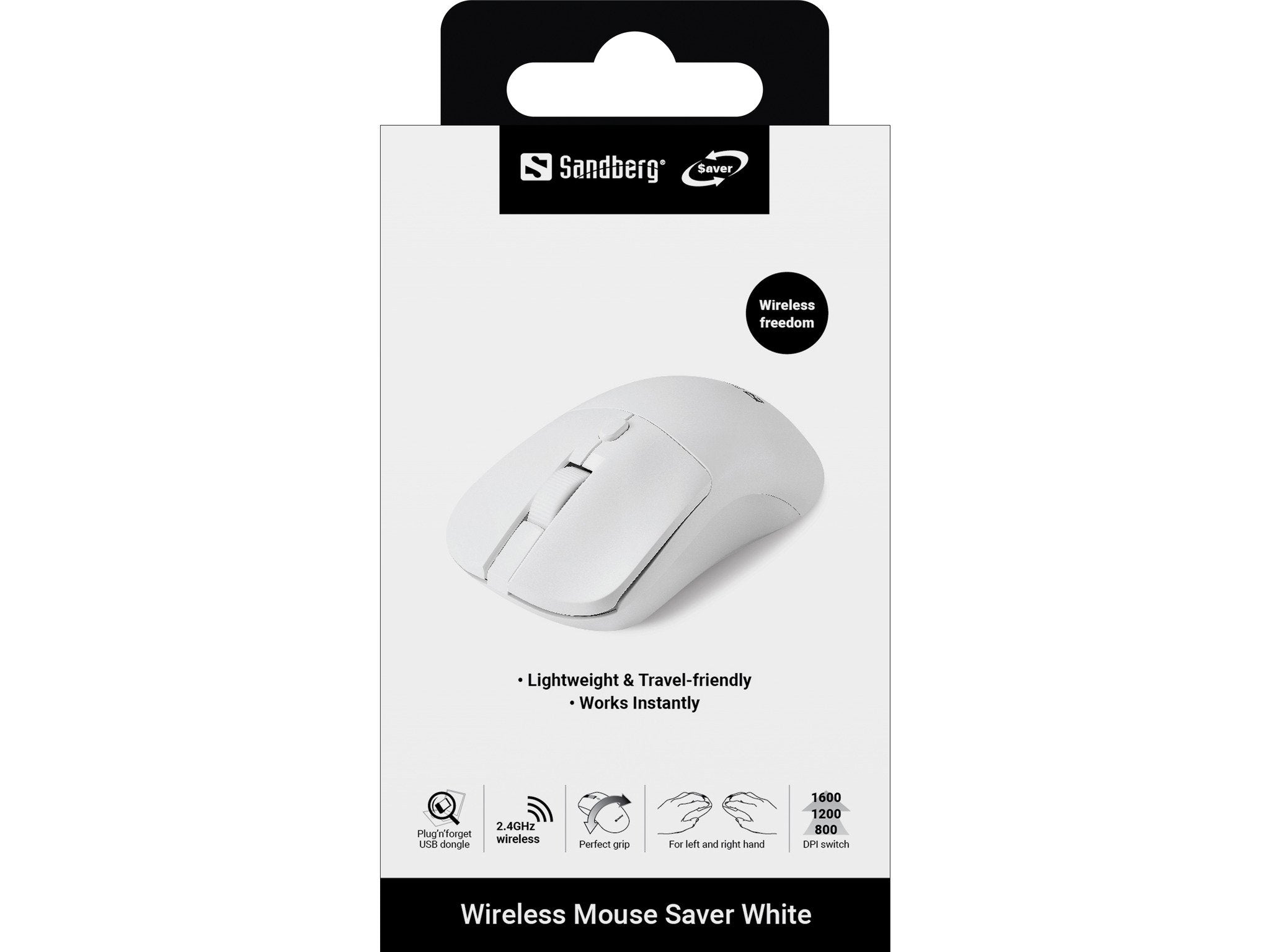 Wireless Mouse Saver White Wireless Mouse Saver White