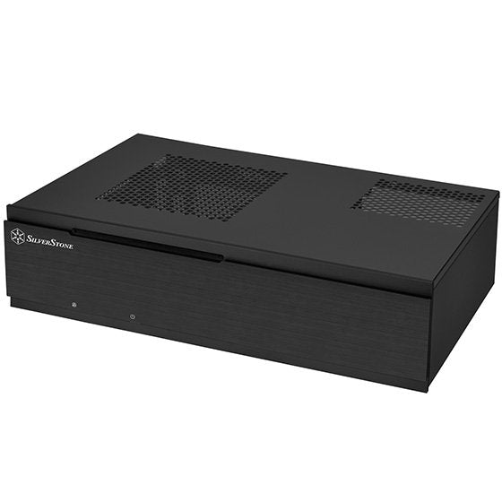 Caja Pc Silverstone Sst-Ml06b-E Silent Milo Slim Htpc Mini-Itx, Negro