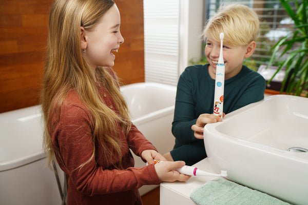 Eta Eta070690000 Cepillo Dental Sonetic Kids 4 Modos 2 Cabezales Incluidos Azul Blanco