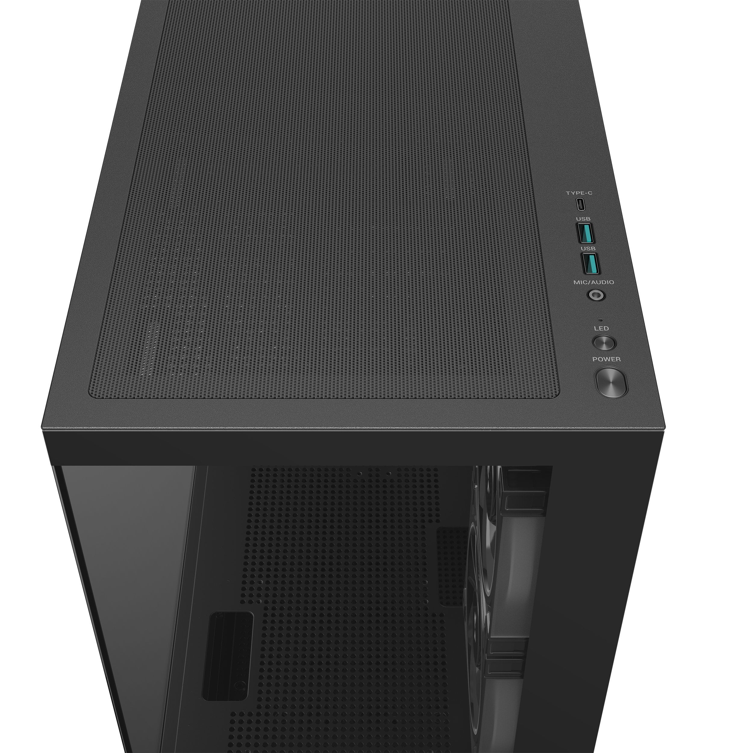 Deepcool Cg380 3f, Caja Torre Negra, Vidrio Templado X 2 R-Cg380-Bkagm3-G