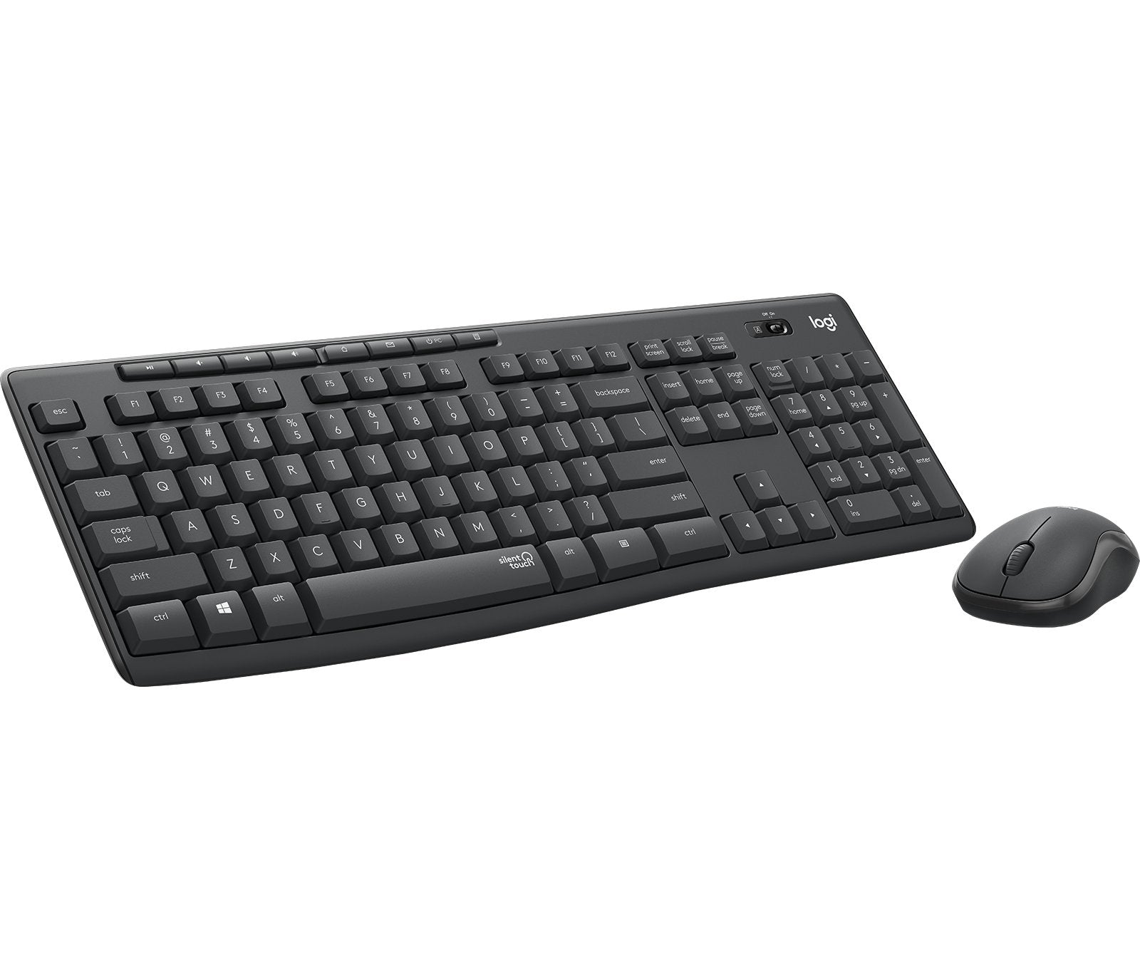EAN 5099206092433 - Logitech 920-009800 teclado Ratón incluido Oficina RF inalámbrico QWERTY Internacional de EE.UU. Grafito imagen 1