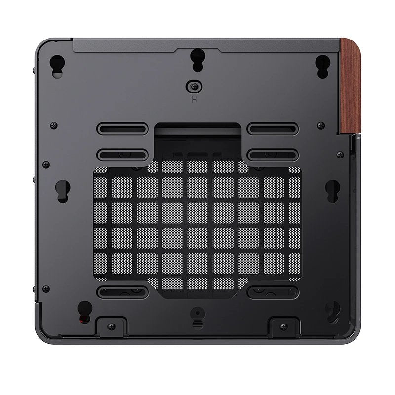 Jonsbo Tk-0 Pc Carcasa, Mini-Tower, Mini-Itx, Tempered Glass, Madera - Negro