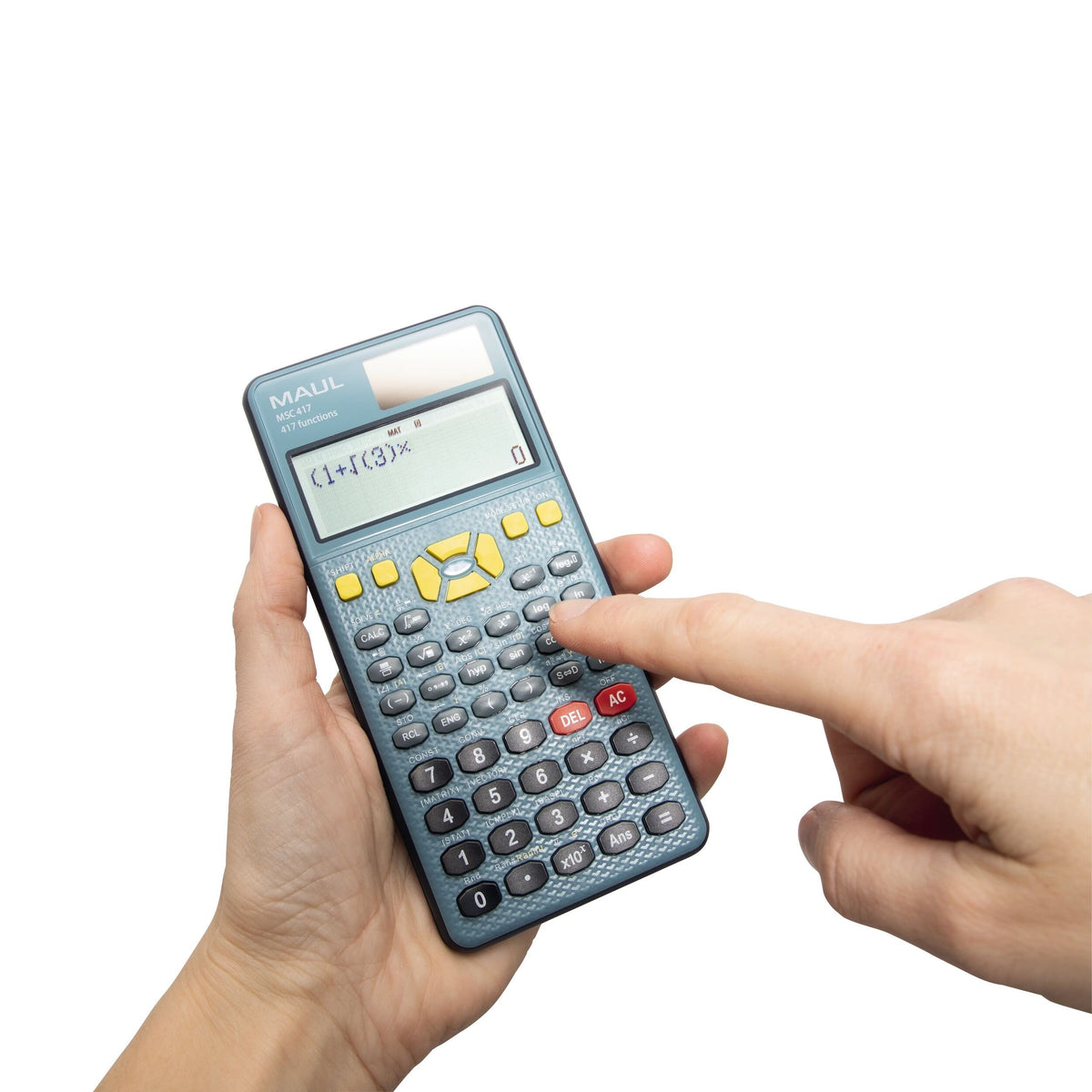 EAN 4002390094719 - MAUL MSC 417 calculadora Bolsillo Calculadora científica Negro, Azul imagen 10