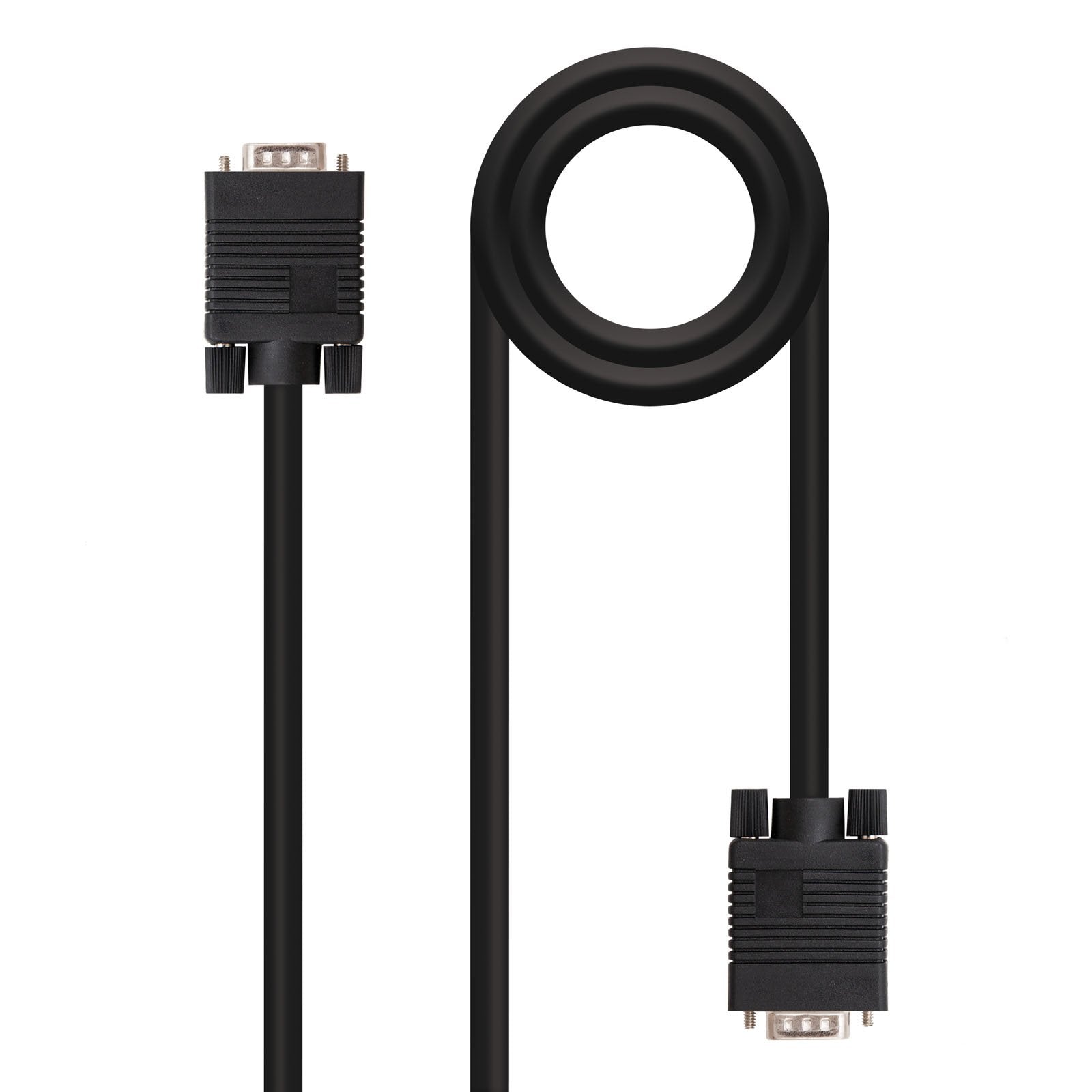 EAN 8433281002937 - Nanocable 10.15.1302 cable VGA 1,8 m VGA (D-Sub) Negro imagen 1