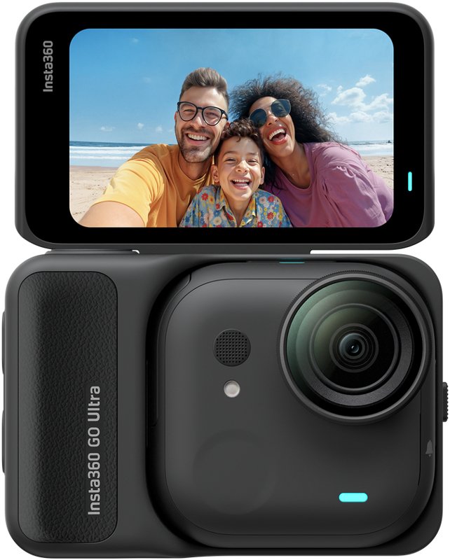 Cámara Digital Deportiva Insta360 Go Ultra Pack Creador 4k Ángulo De Visión 360  Negra