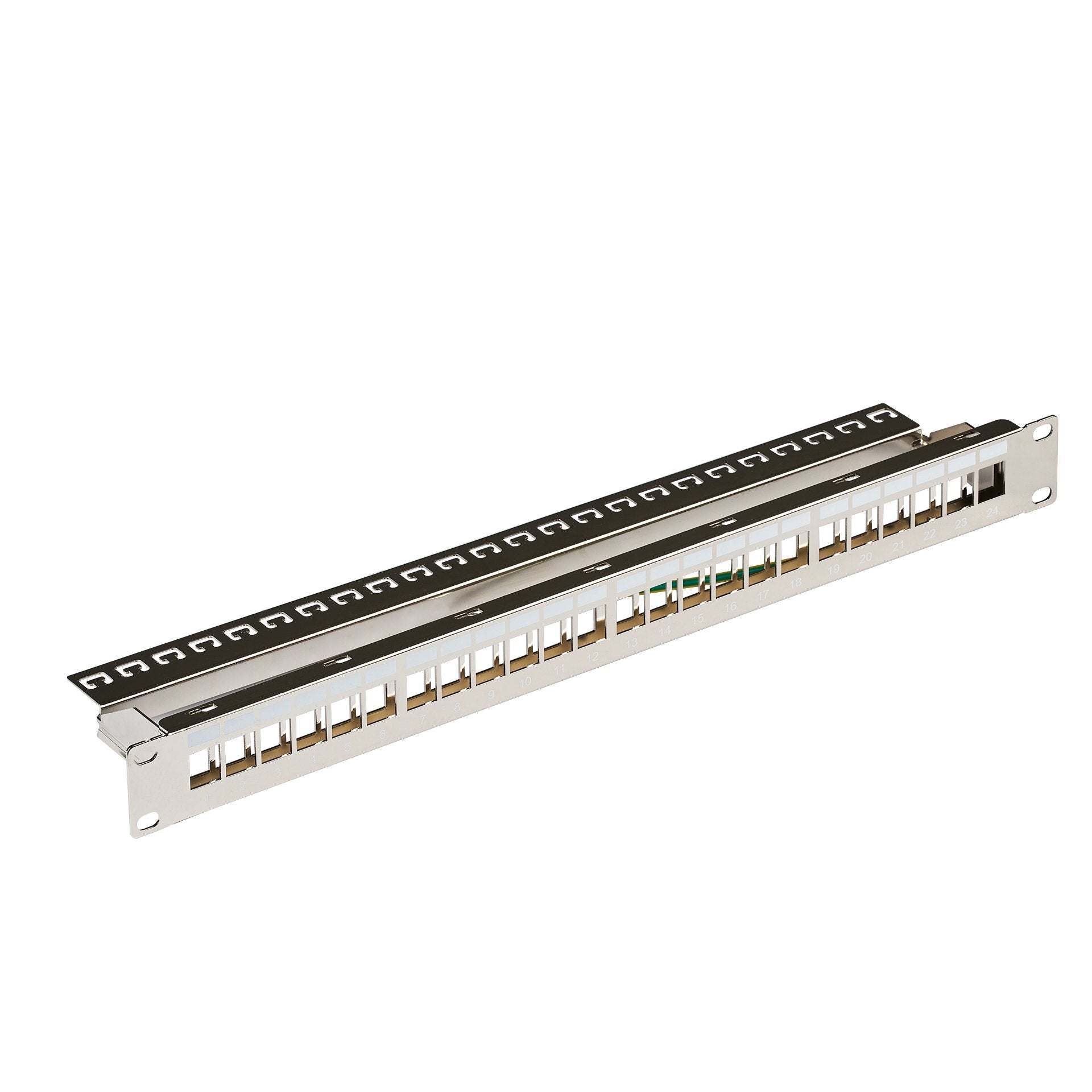 Efb Verteilerfeld 19" 1he, 24-Port, Metall, Metallfarben