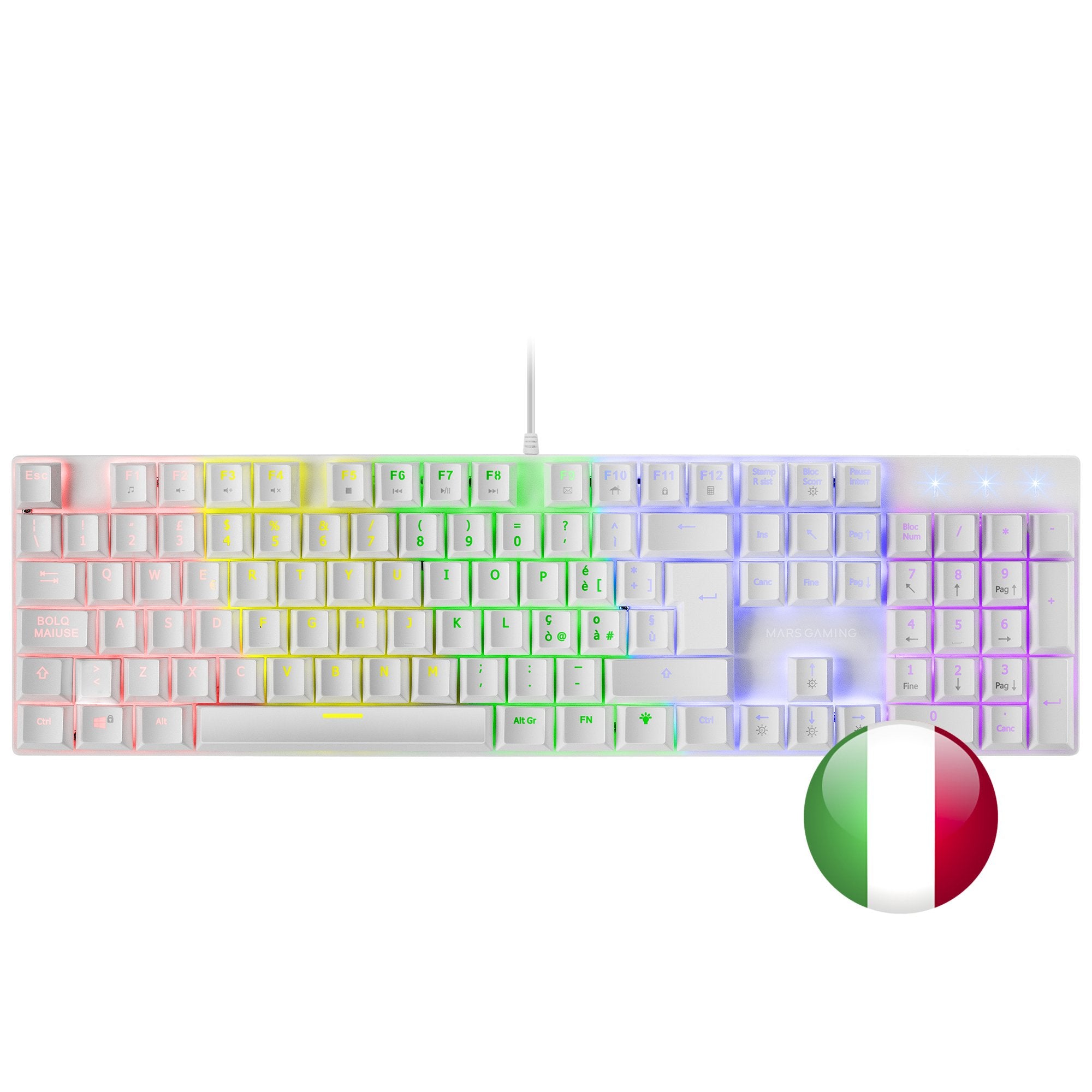 EAN 8437023608791 - Mars Gaming MK422 teclado Juego USB imagen 1