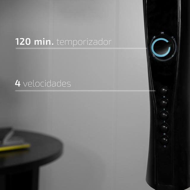 Ventilador De Pie Cecotec 5903 16" 50w Temporizador 4 Velocidades 5 Aspas