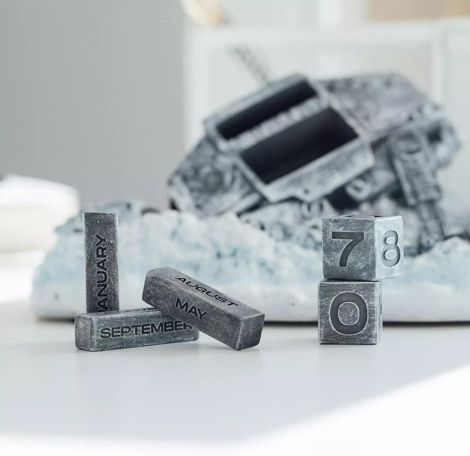 Calendario Perpetuo 3d At-At Derribado Star Wars