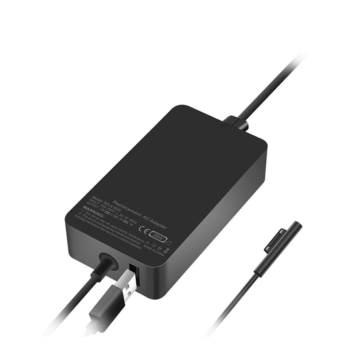 Cargador Para Portátil Microsoft Surface Pro 4 Pro 5 Pro 6 Con Usb Adicional