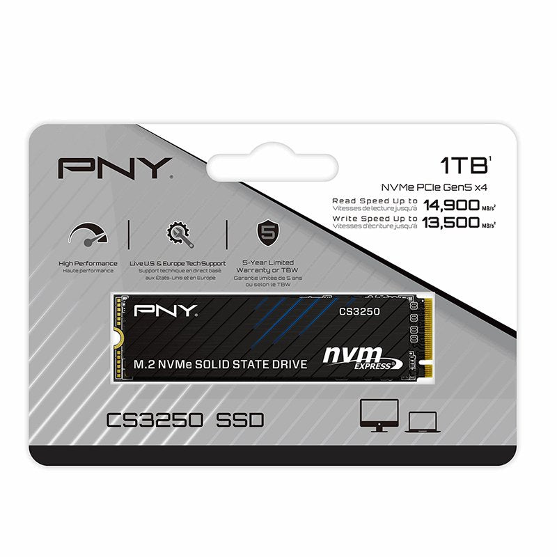 EAN 4718006459826 - PNY CS3250 1 TB M.2 PCI Express 5.0 NVMe 3D NAND imagen 2