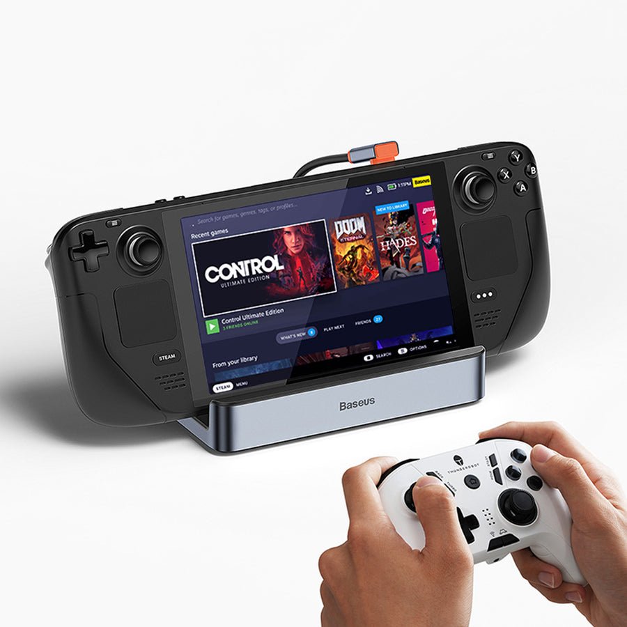 Gamerx Series 6-Port Type-C Hub Space Grey(Type-C To Hdmi4k@60hz 1+Usb3.0 3+Pd 1+Rj45 1)
