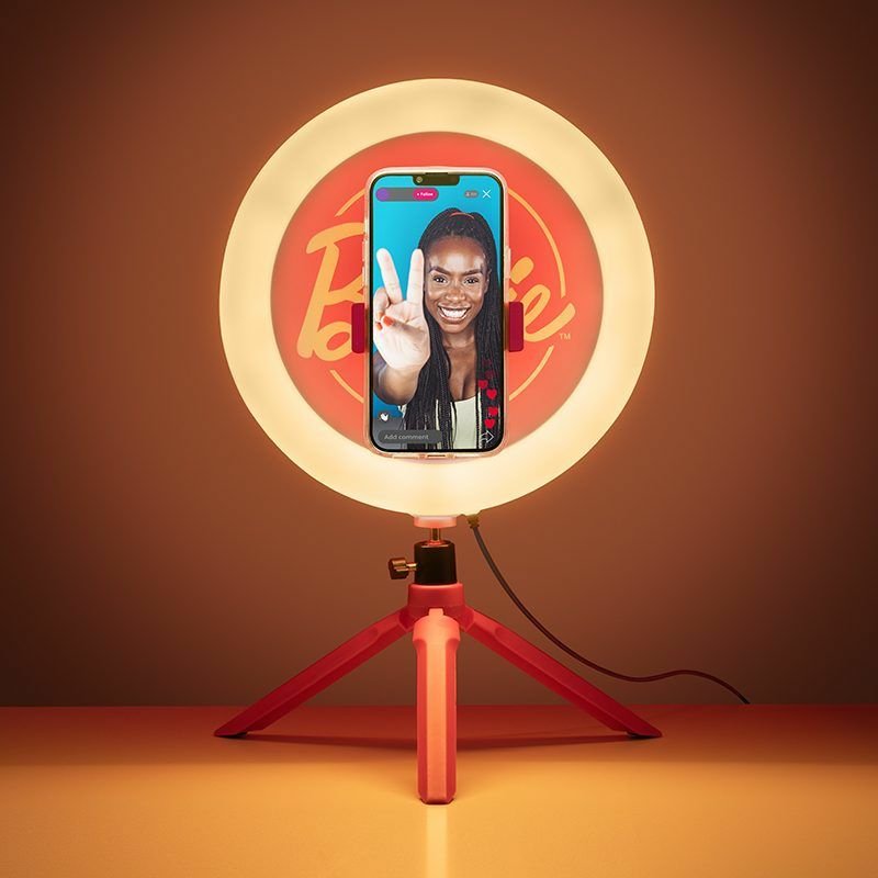 Aro De Luz Con Tripode Paladone Barbie