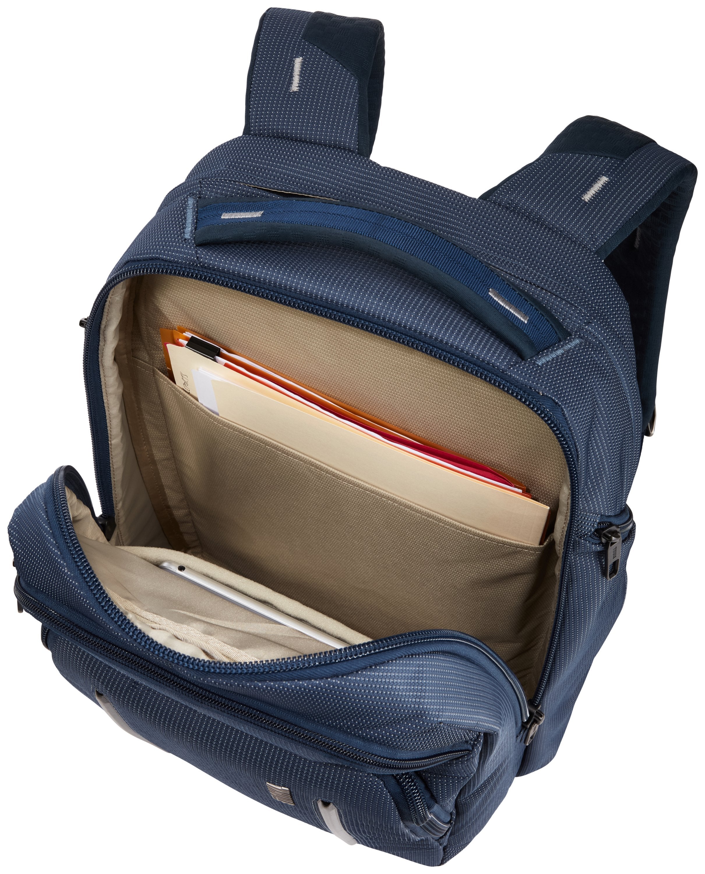 Mochila Thule Crossover 2 Dress Blue 30l Compartimento Acolchado Para Portátiles Hasta 15.6'/39.6cm Bolsillo Con Bloqueo Rfid Nailon