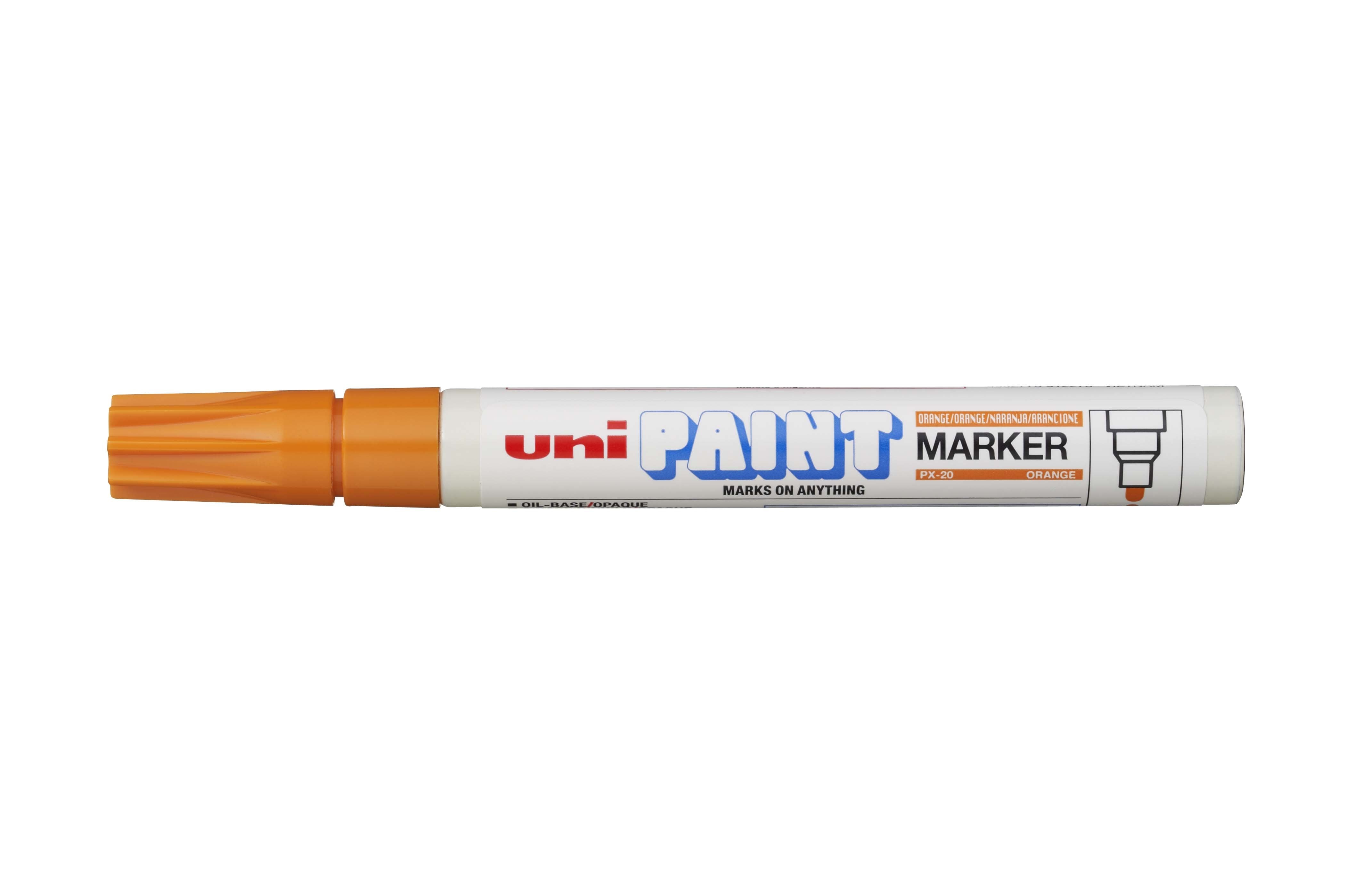 Uniball Marcador Permanente Paint Marker Px-20(L) Naranja