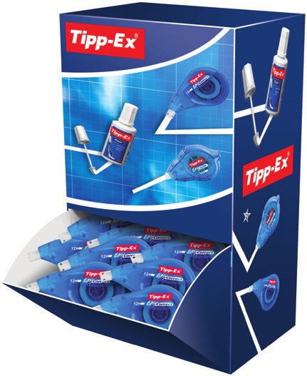 Bic Tipp-Ex Easy Correct - Cinta Correctora - 4.2 Mm X 12 M (Paquete De 20)