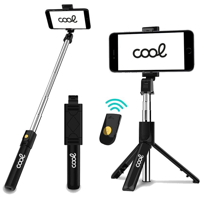 Cool Soporte Tripode Extensible Universal + Mando Selfie Bluetooth
