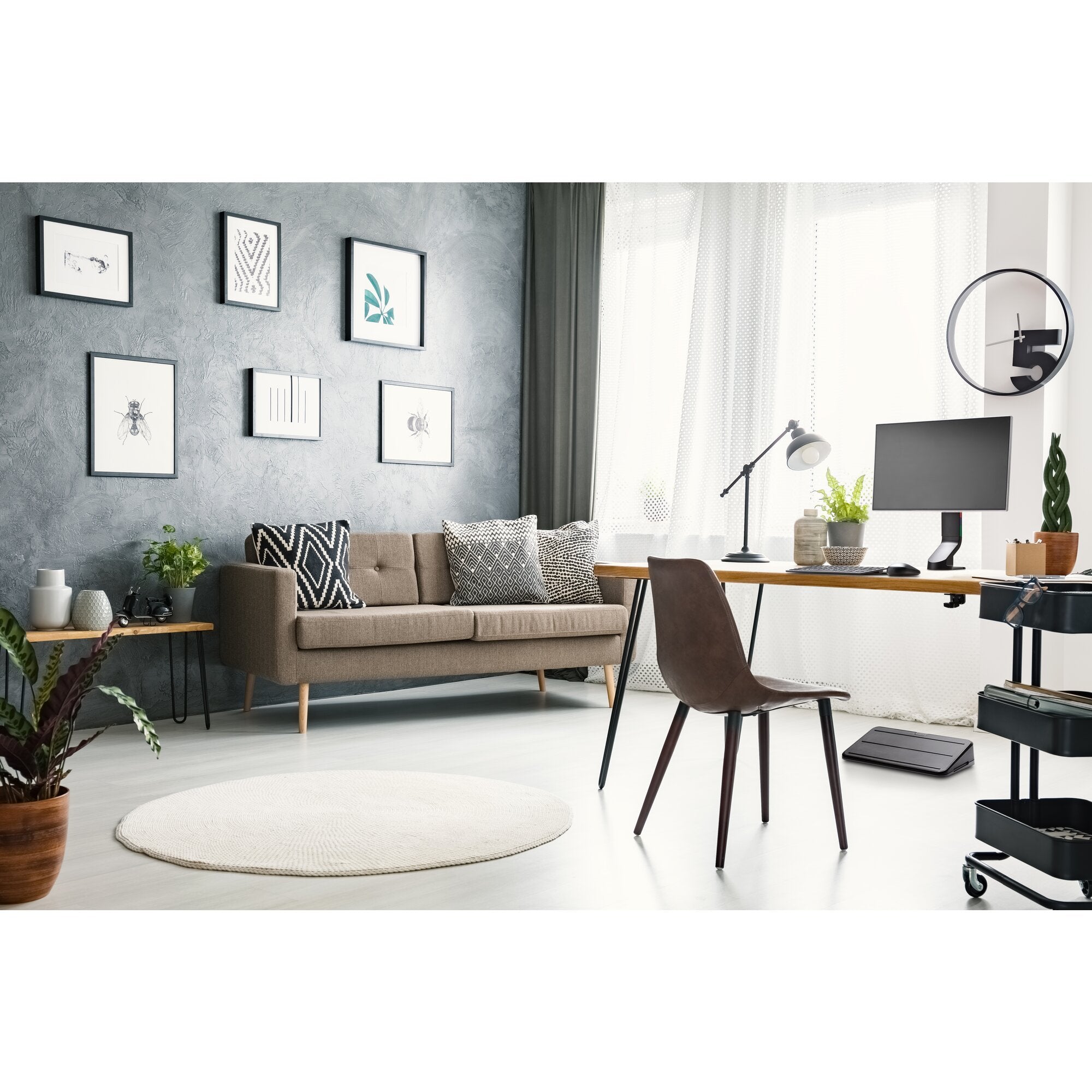 EAN 0085896555124 - Kensington K55512WW soporte para monitor 81,3 cm (32") Escritorio Negro imagen 12