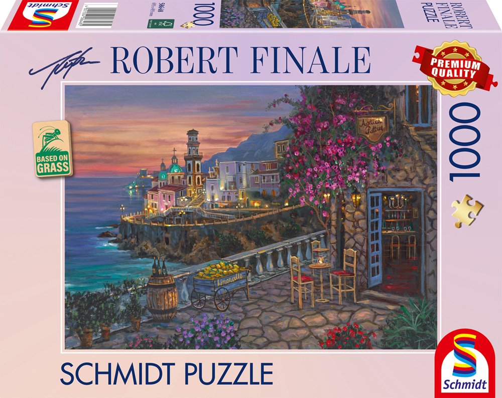Schmidt Spiele Robert Finale: Limoncelli Atrani, Rompecabezas De 1000 Piezas 58648