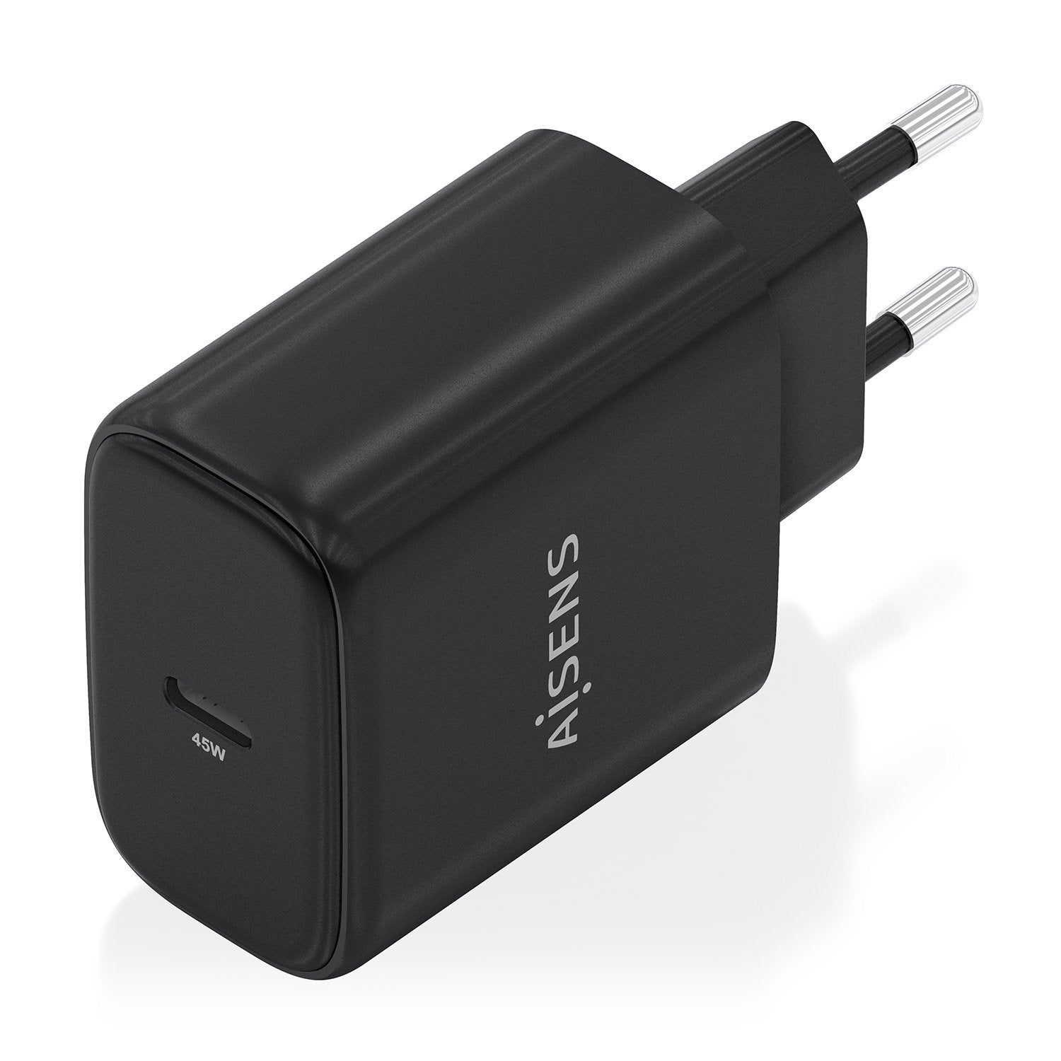 Aisens Cargador Gan 45w, 1xusb-C Pd3.0, Negro