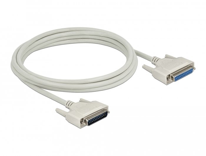 Delock Serielles Cable D-Sub 25 Stecker Zu Buchse 3 M