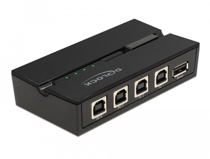 Switch Delock Usb 2.0 Para 4 Pc En 1 Dispositivo, Interruptor Usb 11493
