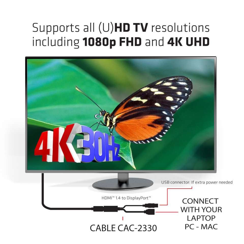Adaptador Hdmi -> Displayport