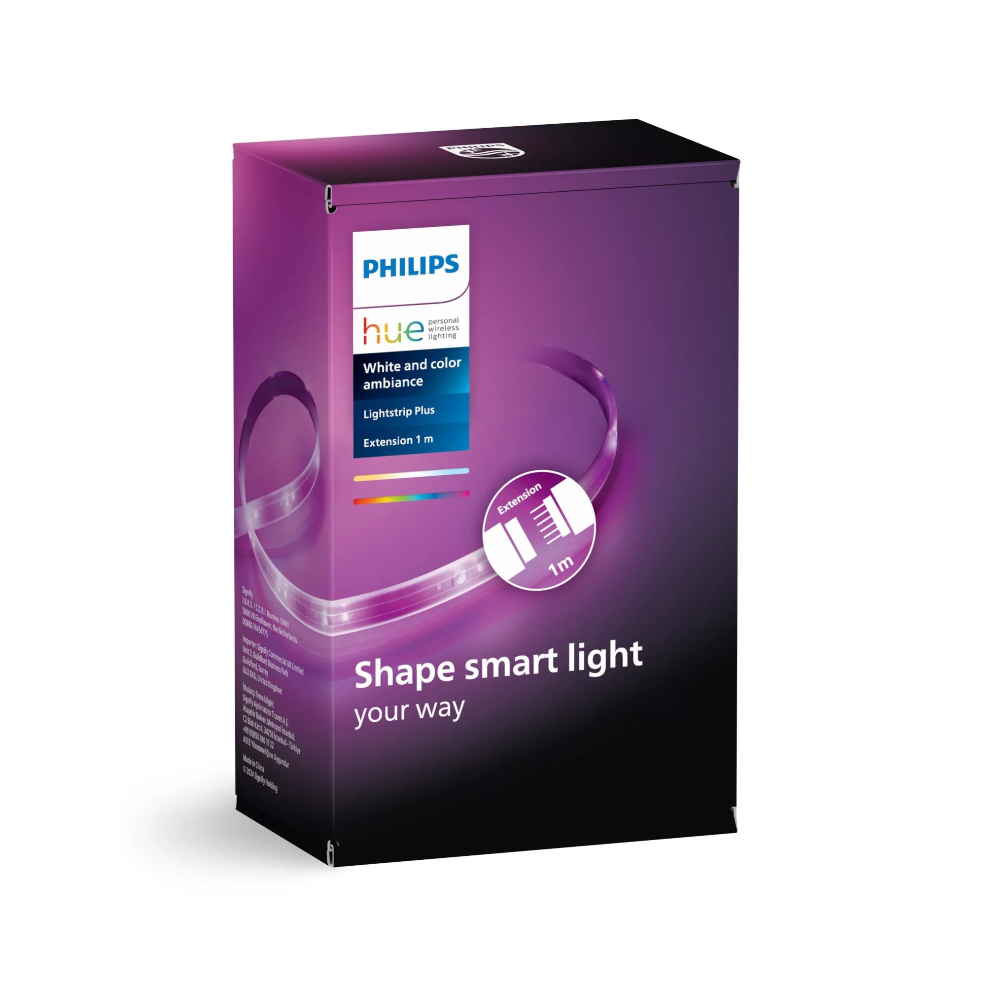 Philips Hue Led Tira Interna Extensión 1m Rgbw V4