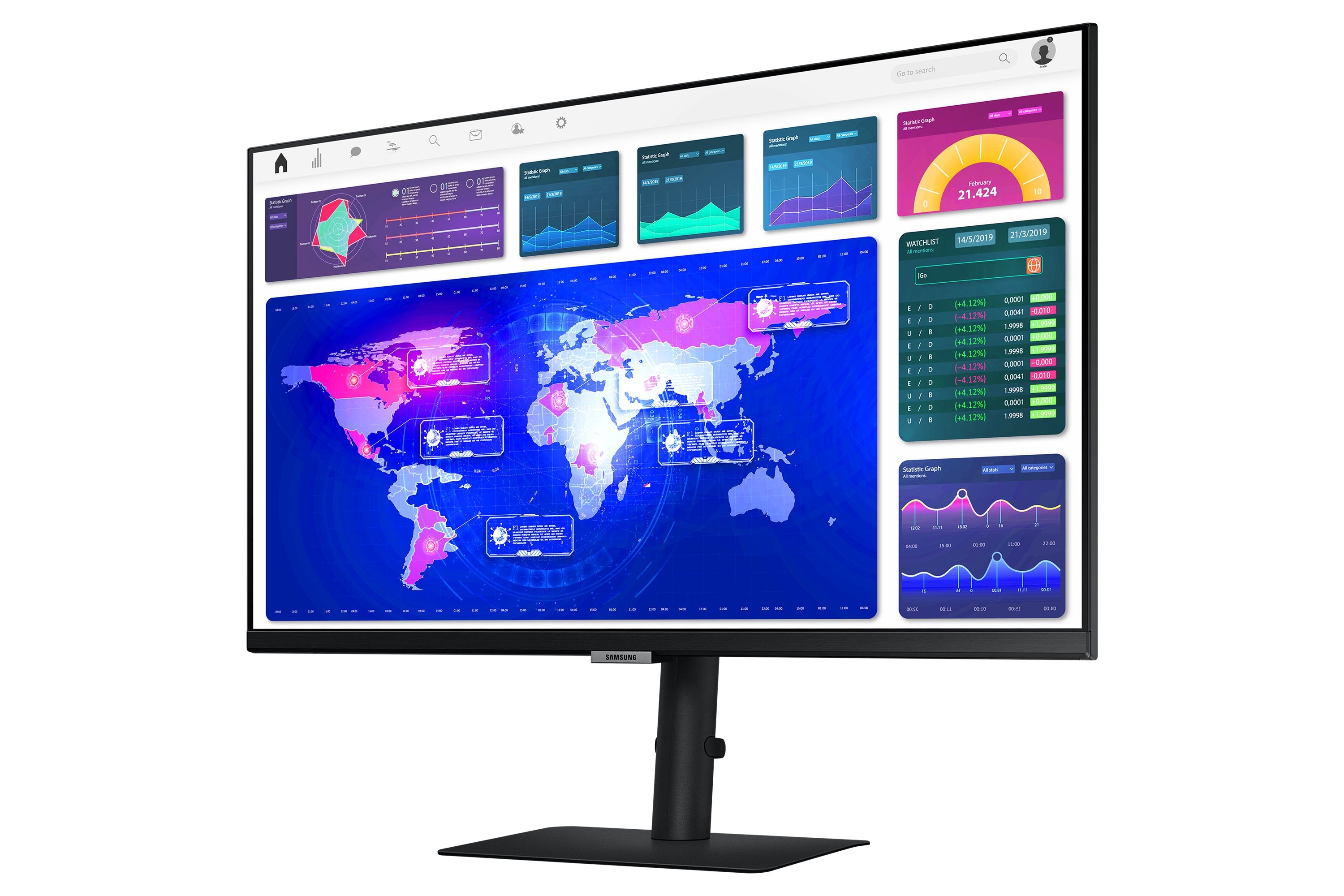EAN 8806090952630 - Samsung S60UA pantalla para PC 68,6 cm (27") 2560 x 1440 Pixeles Quad HD LCD Negro imagen 7