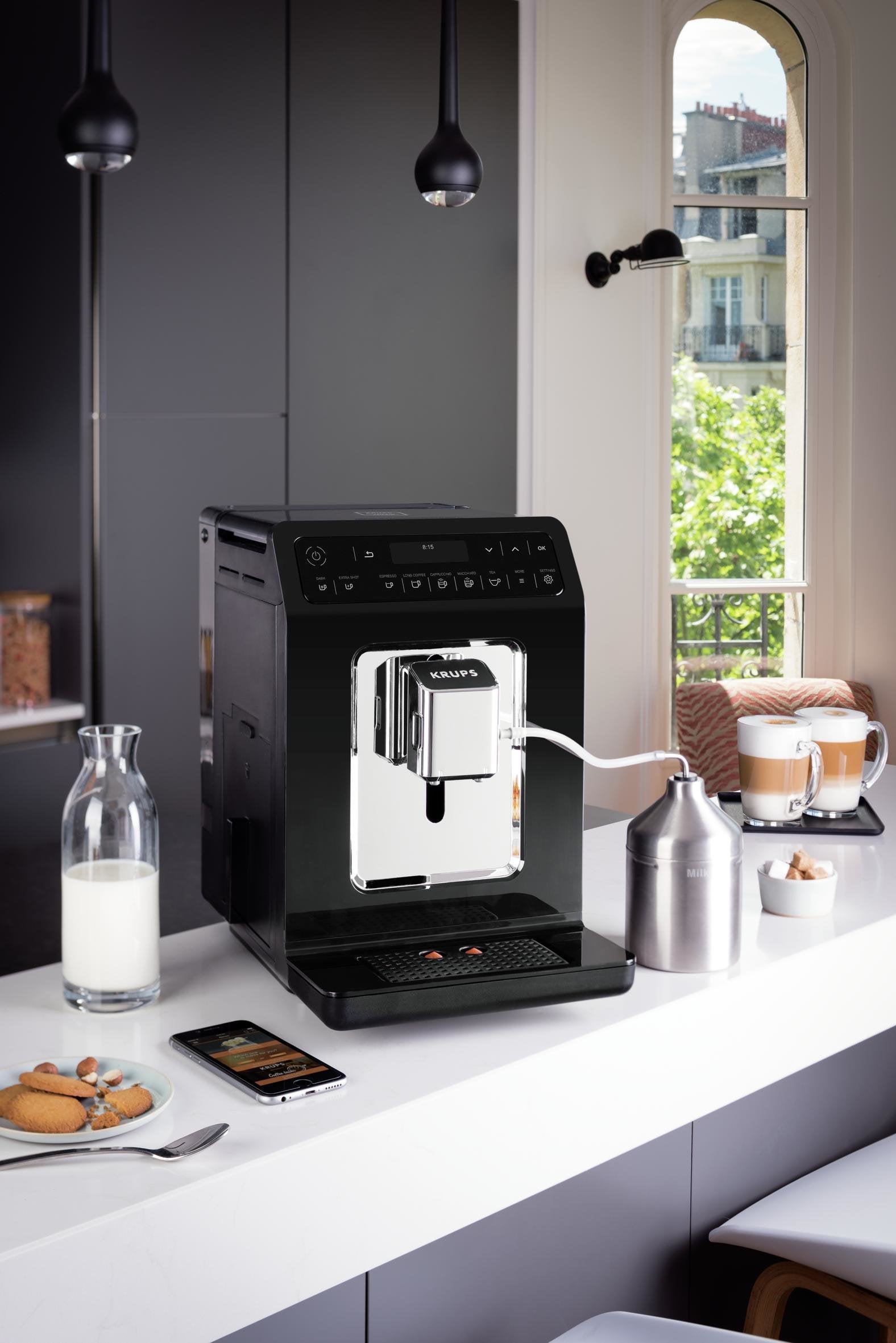 Cafetera Krups Evidence Ea8908 Eléctrica Totalmente Automática Máquina Espresso 2,3 L
