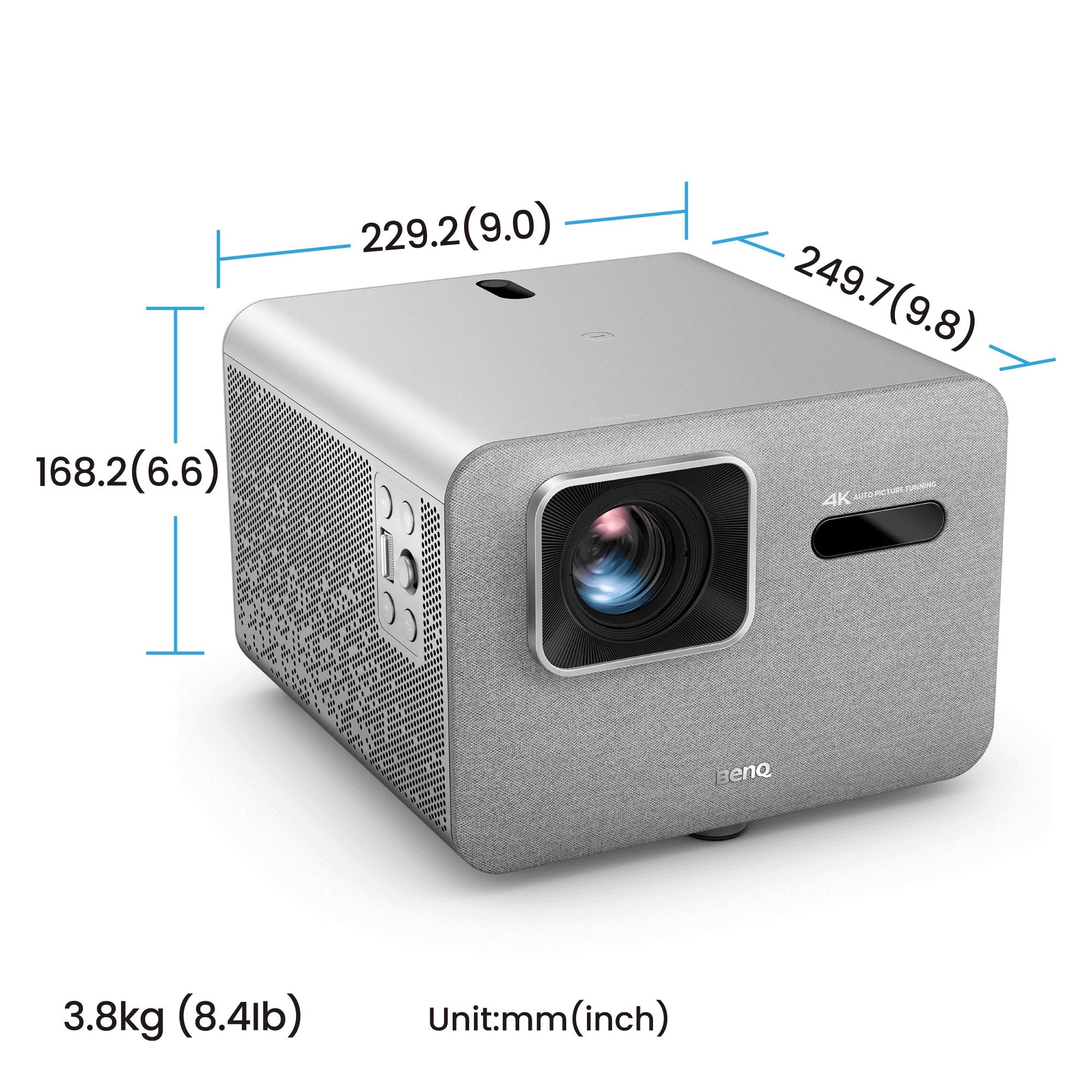 EAN 4718755096327 - BenQ TK705i Proyector de alcance estándar 3000 lúmenes ANSI DLP UHD 4K (3840x2160) Gris imagen 3