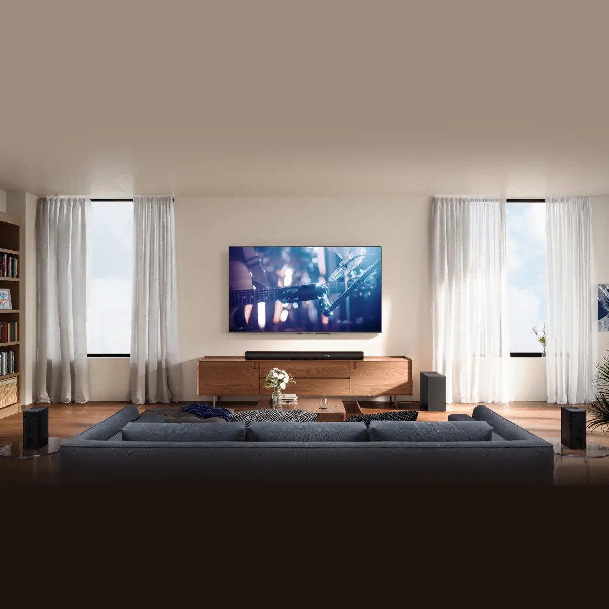 Barra Sonido Hisense Ax5100q 5.1 580w Dolby Atmos Hdmi Earc Bt 5.3