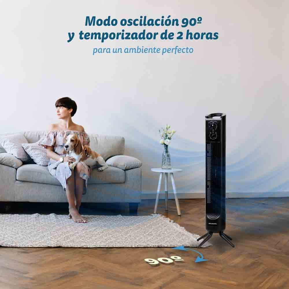 Ventilador De Torre Grunkel Tf-324l Ng 45w 3 Velocidades
