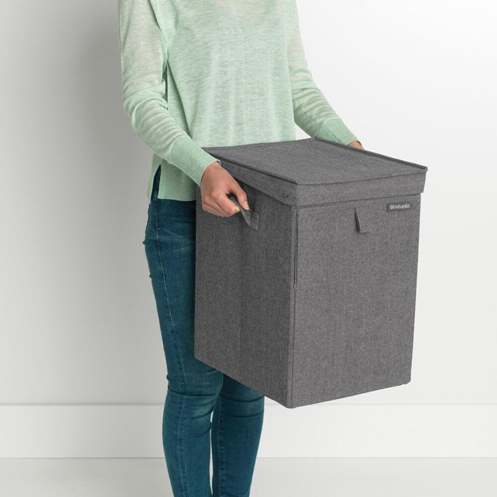 Brabantia Wäschekorbtasche 35 L Faltbar Schwarz