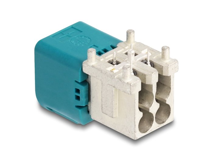 Delock 90113 Mini Fakra Z Macho Cuádruple Acodado Tipo-A Para Circuito Impreso