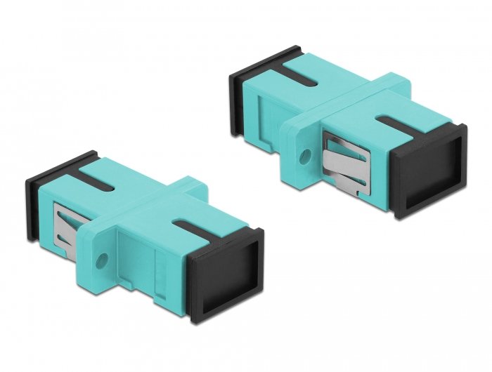 Lwl Kupplung Sc Simplex Buchse Zu Sc Simplex Buchse Multimode 4 Stück Hellblau