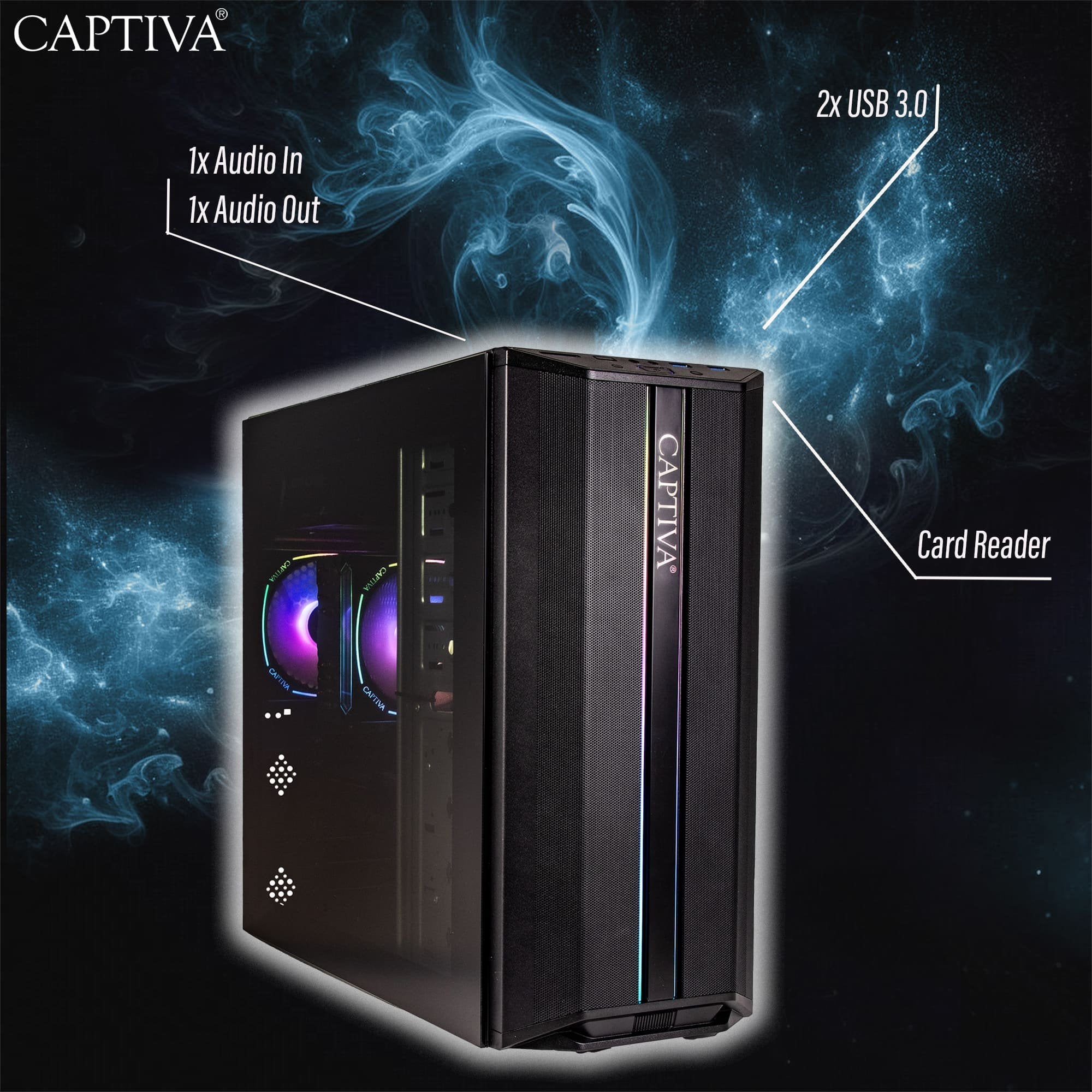 EAN 4046373804032 - CAPTIVA Advanced Gaming I80-403 Intel® Core™ i7 i7-14700 64 GB DDR4-SDRAM 1 TB SSD PC Negro imagen 6