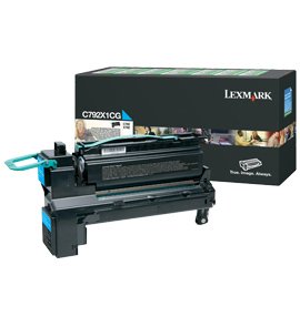 Toner Original Lexmark Rendimiento Extra Alto Cian   Lccp, Lrp Para C792de, 792dhe, 792dte, 792e