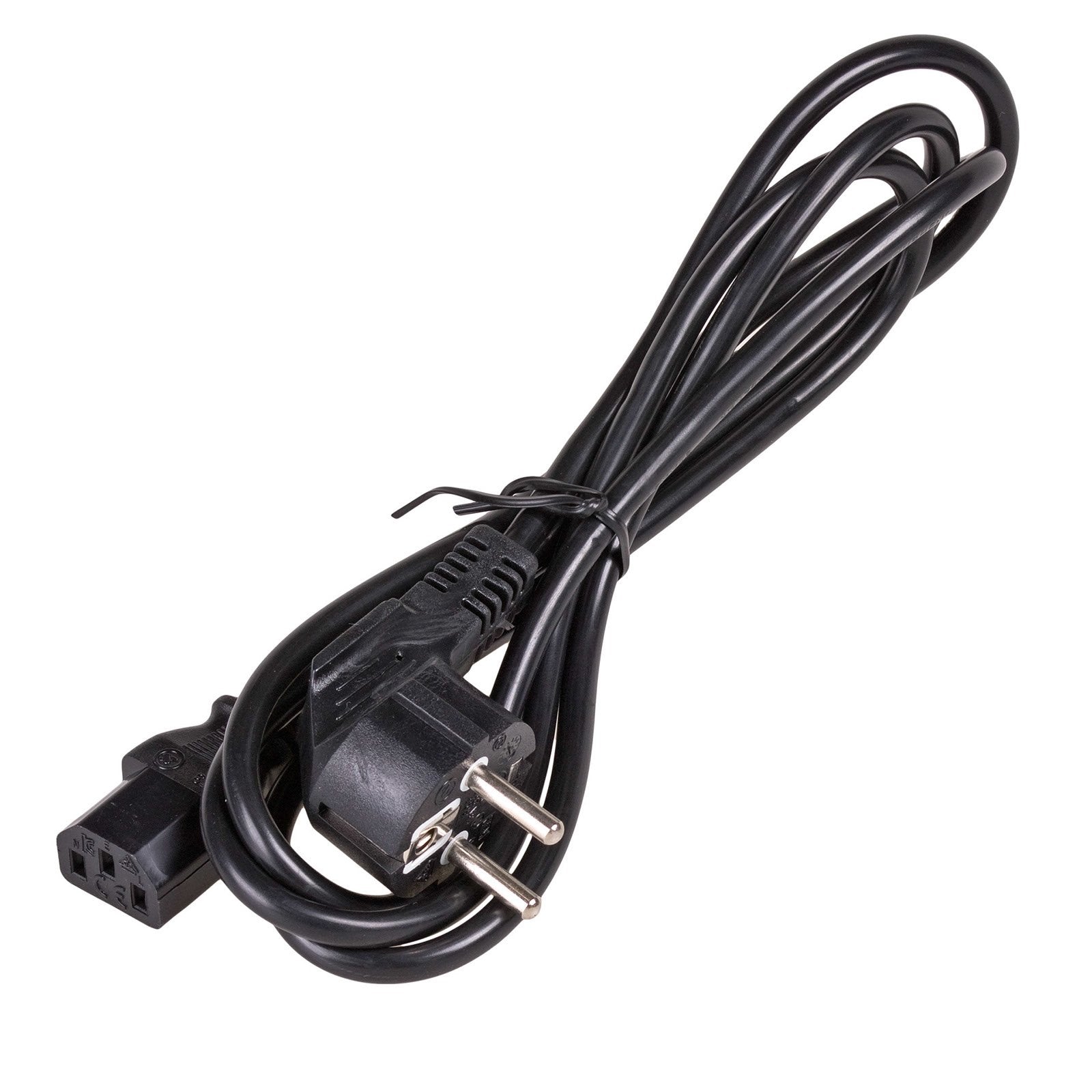 EAN 5901720130884 - Akyga AK-PC-01C Hohe qualität stromkabel, 1,8m für PC, Drucker, Bildschirme schwarz Negro 1,5 m CEE7/7 IE imagen 2