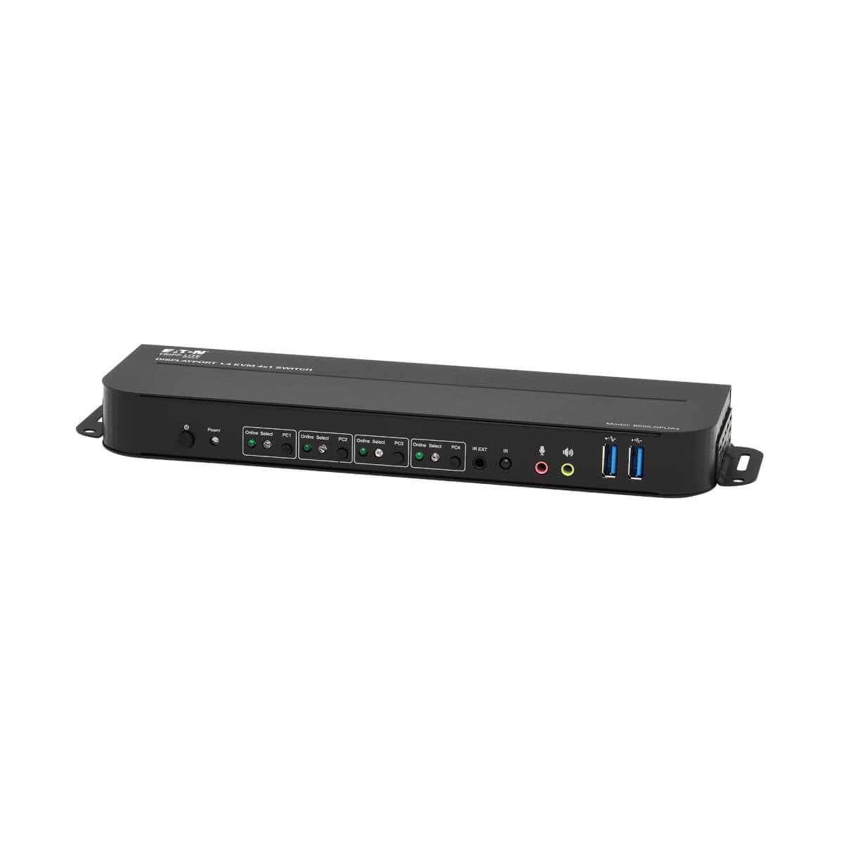 Eaton Tripp Lite  4-Port Displayport/Usb Kvm Switch 4k 60 Hz Hdr Hdcp 2.2 Ir Dp 1.4 Usb Sharing