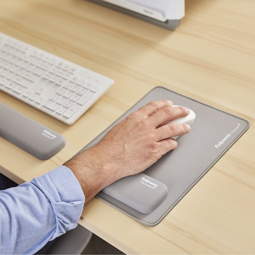 EAN 43859812271 - Fellowes Breyta descansa muñecas Silicona Gris imagen 3