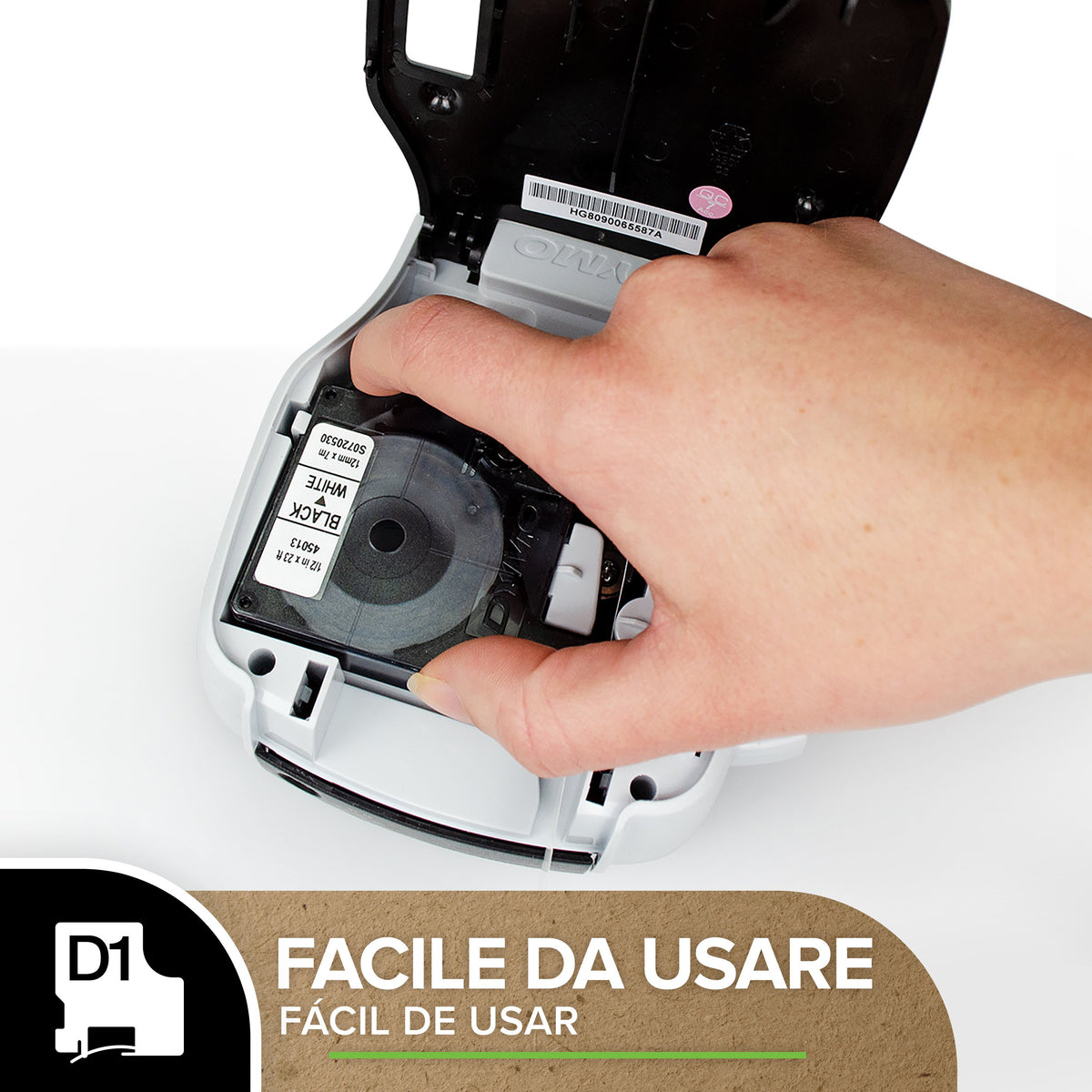 EAN 5411313450133 - DYMO D1 Standard - Black on White - 12mm cinta para impresora de etiquetas Negro sobre blanco imagen 7
