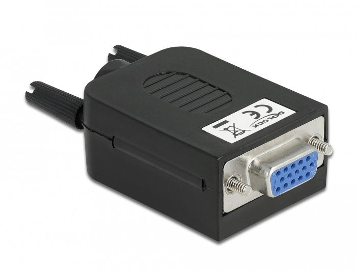 Delock Vga15 Buchse Zu Terminalblock Adapter Mit Gehäuse