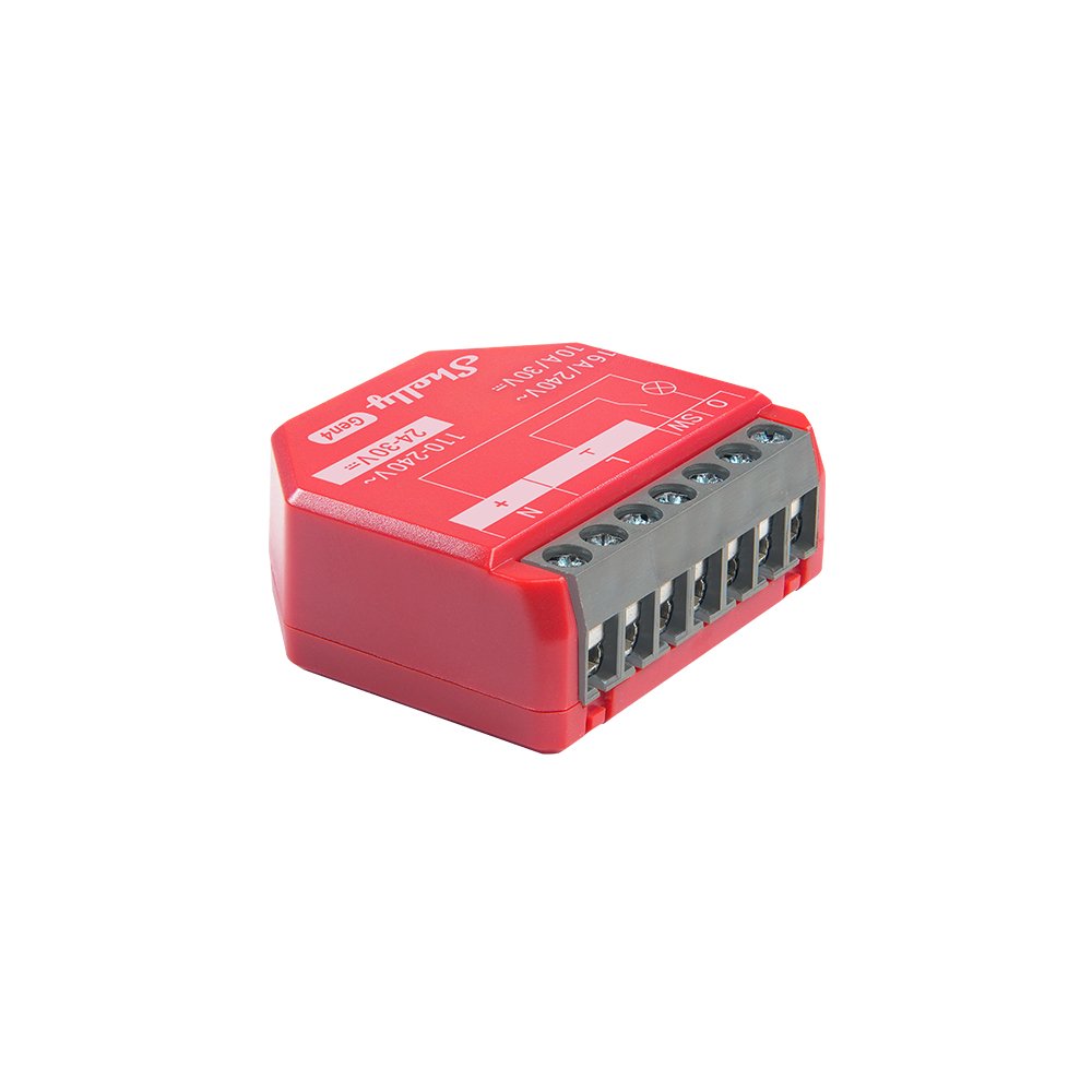 Shelly 1pm Gen4, Relay Red Shelly_1pm_gen4