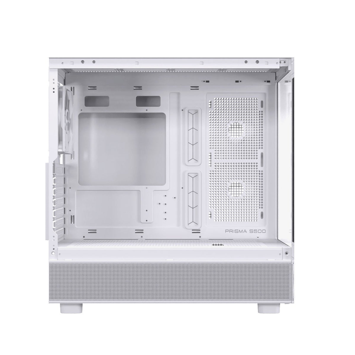 Caja Pc Atx Semitorre Einarex S500 Core C-Templado Blanca Excs-Pr-500c-W