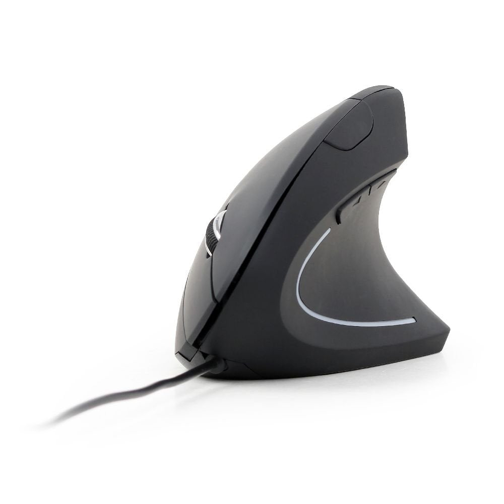 Gembird Raton Ergonomico 6 Botones 3200 Dpi Negro Mus-Ergo-01